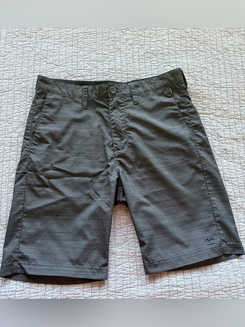 Billabong Men's Size 30 Dark Gray Flat Front Shorts
